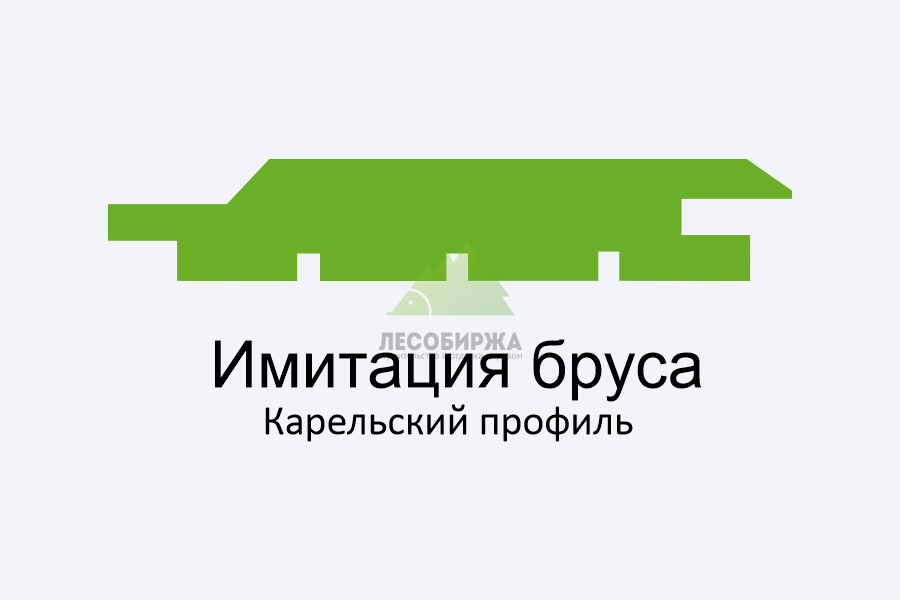 Имитация бруса карельский профиль Имитация бруса карельский профиль